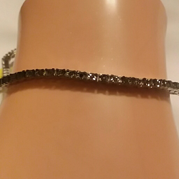 LC Jewelry - BLACK DIAMOND BRACELET, SIZE 7-1/2"